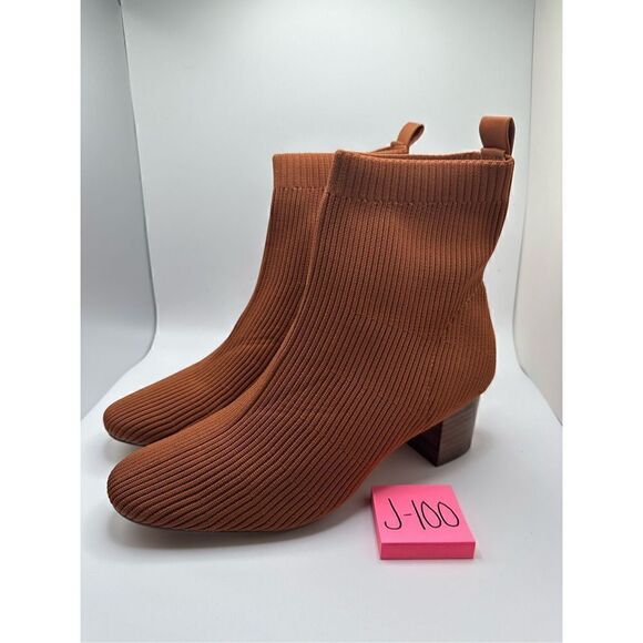 CUSHIONAIRE Women's Neely Stretch bootie +Memory Foam 8.5 TAN - Picture 3 of 7